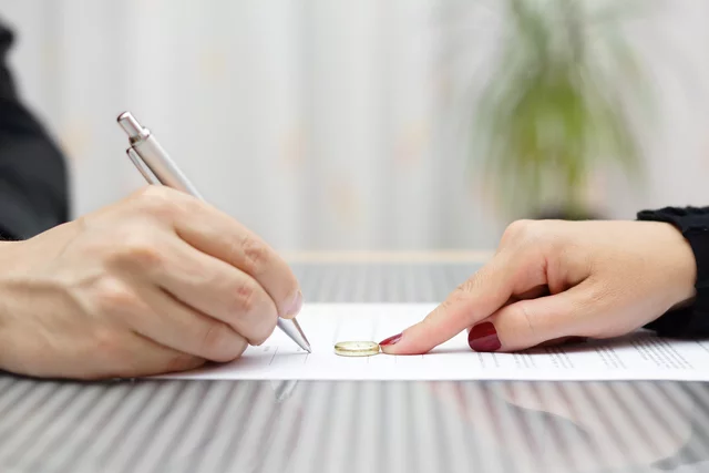 divorce from first marriage