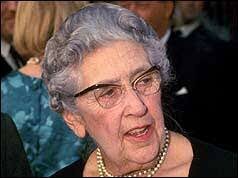 Agatha Christie dies