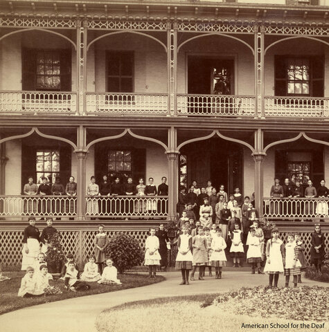 The first American school for the Deaf