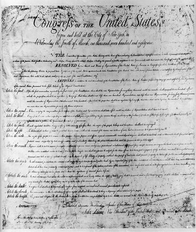 Listina o pravicah (Bill of Rights)