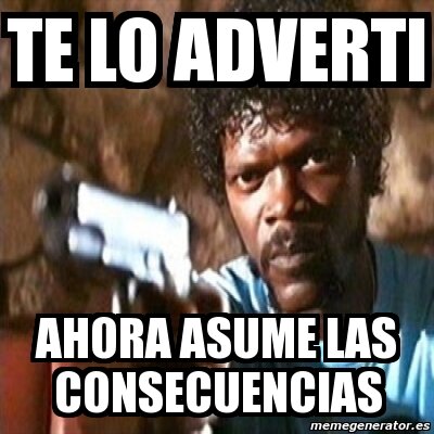 Las consecuencias del conflicto.