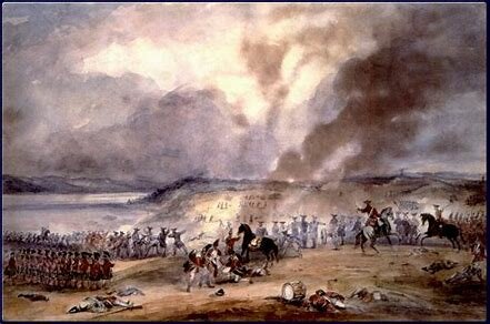 The battle of the plains of Abraham
