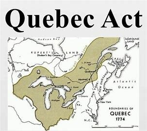 Quebec act of 1774