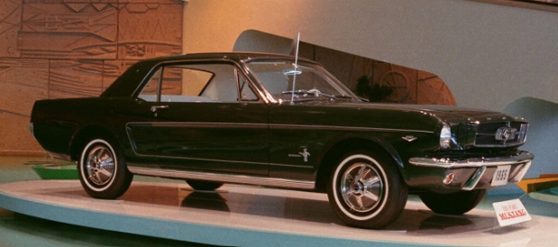 ford releases the mustang sparking the muscle car era