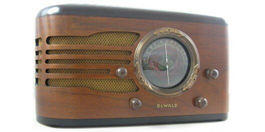 First speech and music transmitted through a radio