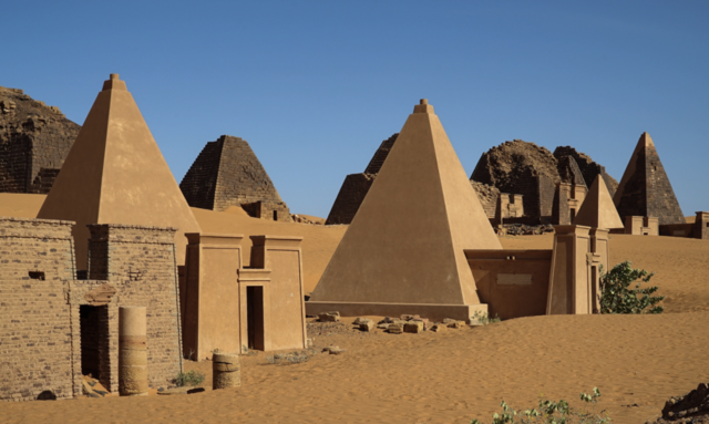 Nubian Pyramids built