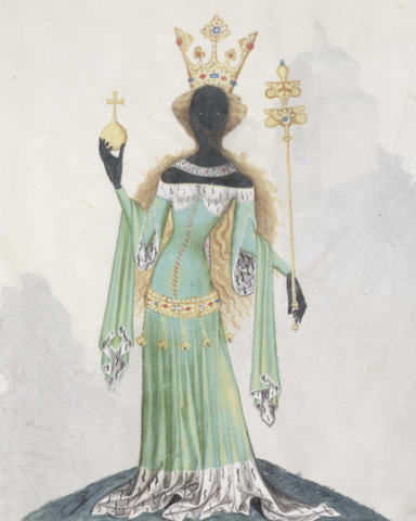 King and Queen take the throne.