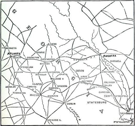 Sherman Sets out for Sea