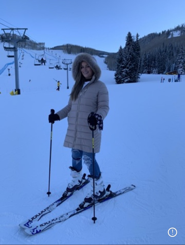 First time seeing snow!