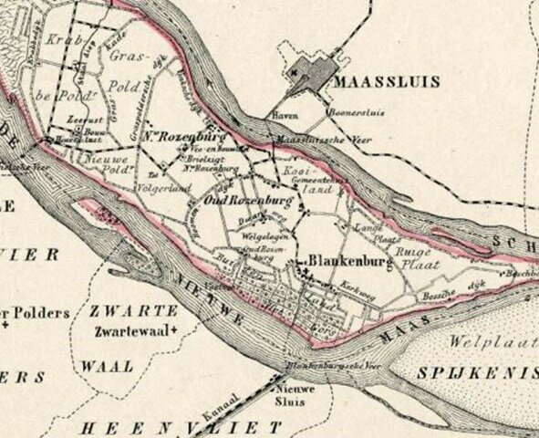 De aanleg van de Nieuwe Waterweg