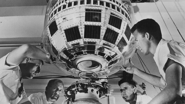 The worlds first communication satellite