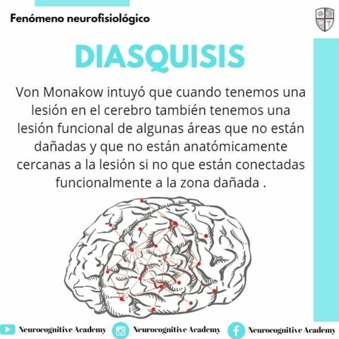 VON MONAKOW (1853-1930) TÉRMINO DIASQUISIS