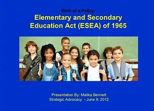 Elementary and Secondary Education Act (ESEA)