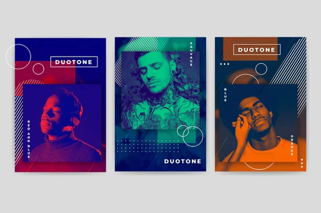 2017: Duotonos y degradados