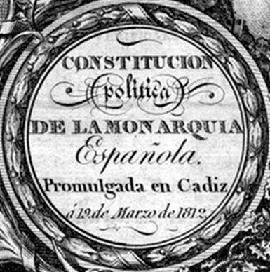 Constitució Espanyola de 1812 "La Pepa"