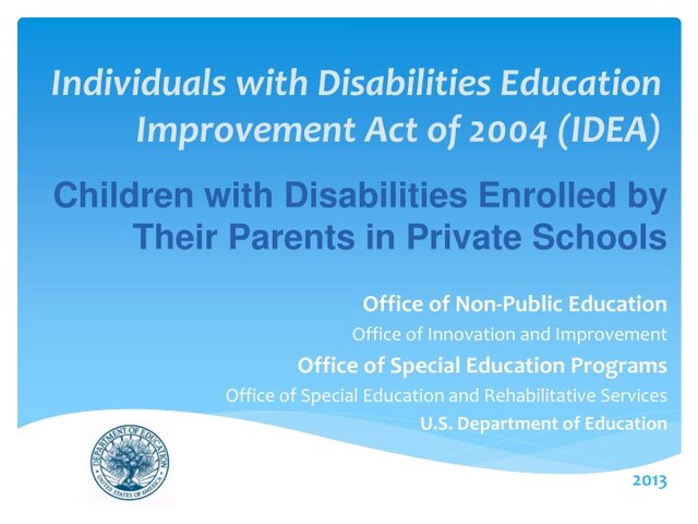 Individuals with Disabilities Education