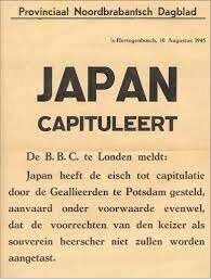 Japan capituleert