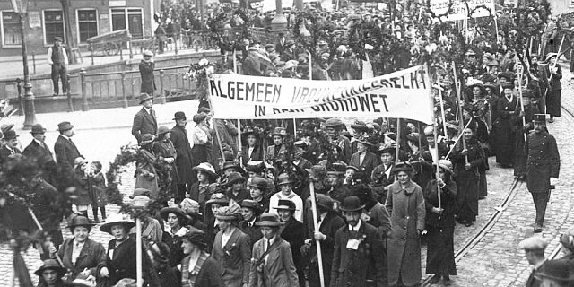 invoering algemeen kiesrecht mannen en vrouwen 1917