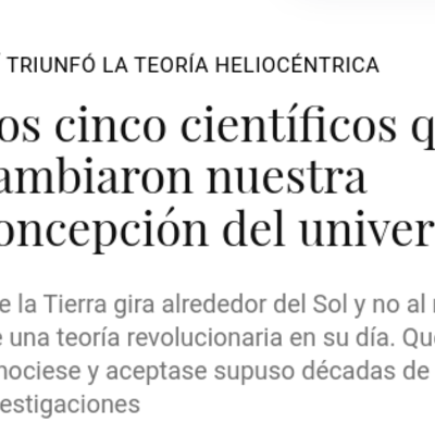 Timeline: Eppur si muove