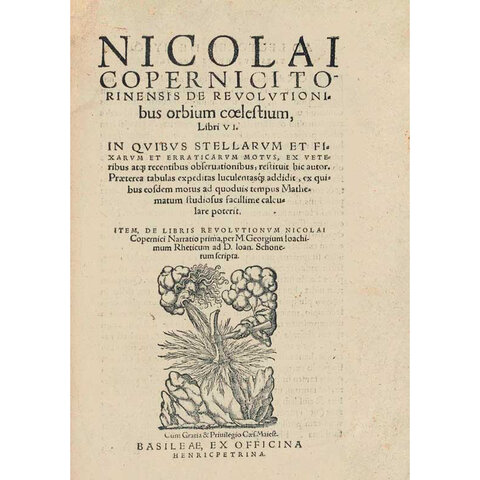 "De revolutionibus orbium" - Nicolau Copèrnic