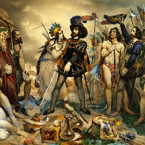 Hernán Cortés conquista imperio azteca