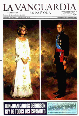 Proclamación del Rey Juan Carlos I