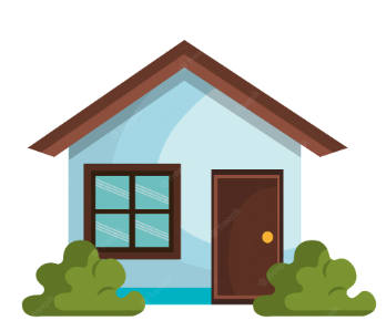 Mi familia se asienta en mi casa actual.