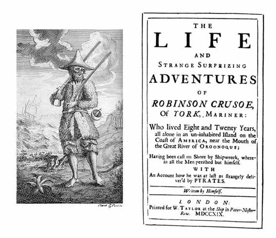 "Robinson Crusoe" by Daniel Defoe