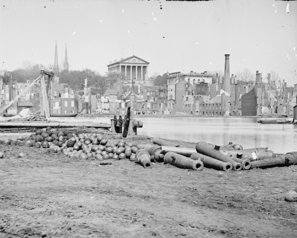 Richmond, the confederate capital falls