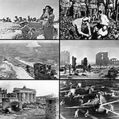Timeline: IMAGENES HISTÒRICAS GUERRA TOTAL Y GUERRA FRIA
