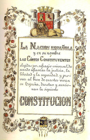 Promulgació de la Constitució de 1869