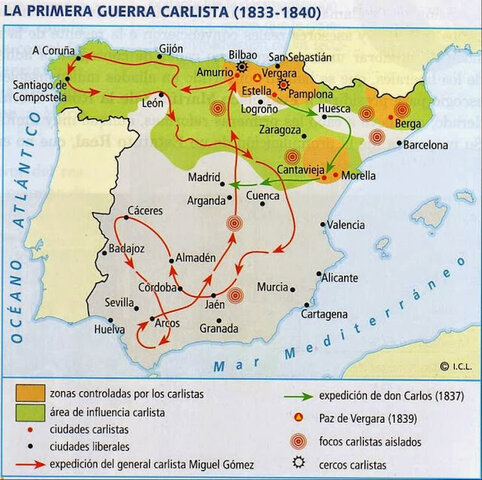 La primera guerra carlina
