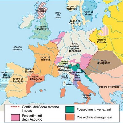 Timeline: 1400-1500 L'Europa dei Re