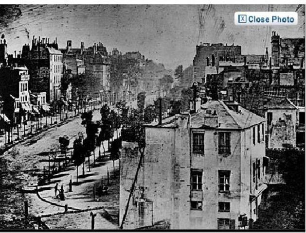 The first photo of a person