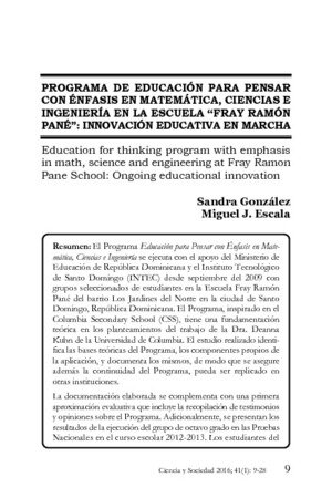 Programa Educación para Pensar, MINERD‐CIM‐INTEC