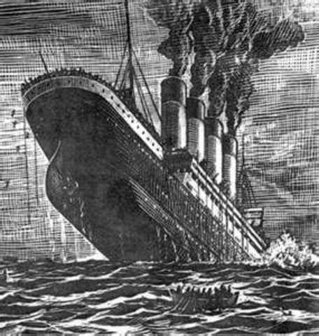 The sinking of The Titanic