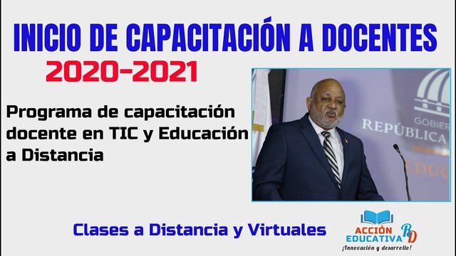 Capacitación a Docentes en las TIC y la Educación a distancias.