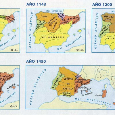 Timeline: Linea del temps Llengua catalana i castellana a l'edat medieval