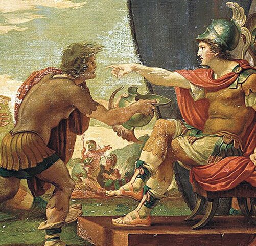 Alejandro magno se convierte en rey