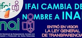 IFAI cambia a INAI