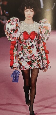 Abito corto a stampa floreale di RICHARD QUINN