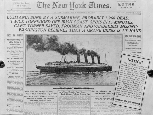 The Lusitania Disaster