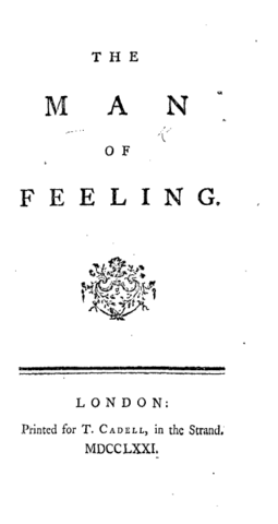 "The Man of Feeling" by Henry Mackenzie