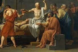 Muerte del filósofo Sócrates.
