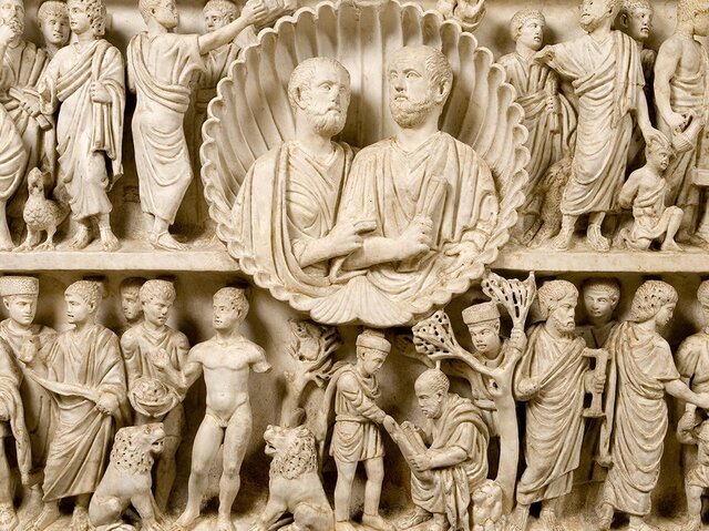 (segunda etapa) Sarcófago de los dos hermanos