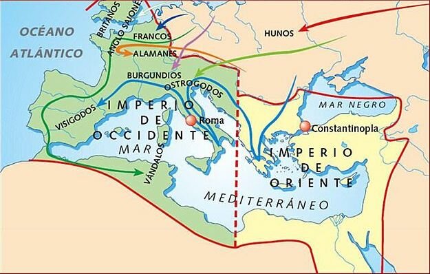ROMA División del Imperio Romano
