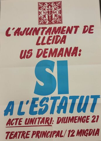 Aprovació de l'Estatut d'Autonomia de Catalunya en referèndum