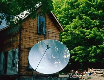 Our First TV Satellite Dish