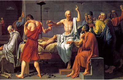 Muerte del filósofo Sócrates