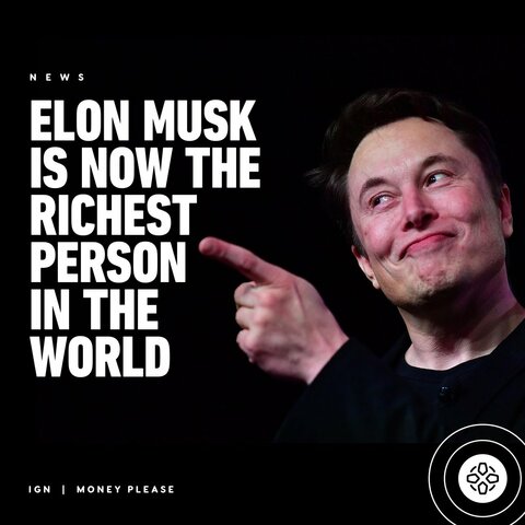 Elon Musk becomes the richest man